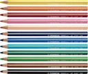 Crayons Stabilo GREENtrio, assortiment 12 couleurs