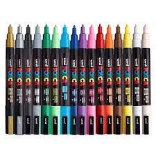 Feutre Posca PC-3M assortiment de 16 couleurs