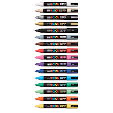 Feutre Posca PC-5M assortiment de 16 couleurs