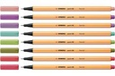Fineliner Stabilo Point 88, assortiment 8 couleurs