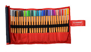 Finliner Stabilo Point 88 Rollerset, assortiment 25 couleurs
