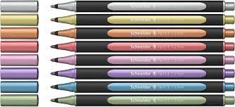 Feutres metallic Paint-it 020 Schneider 1-2mm assortiment de 8 couleurs