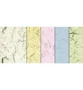 Papier bambou assortiment 5 feuilles 35g/m2, 23 x 33cm
