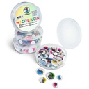 Set de 400 yeux mobiles ronds ø assorti en tailles et couleurs différentes, autocollant
