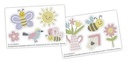 Diamond Painting Sticker "Garden" pierres de diamant assorties en couleurs différentes