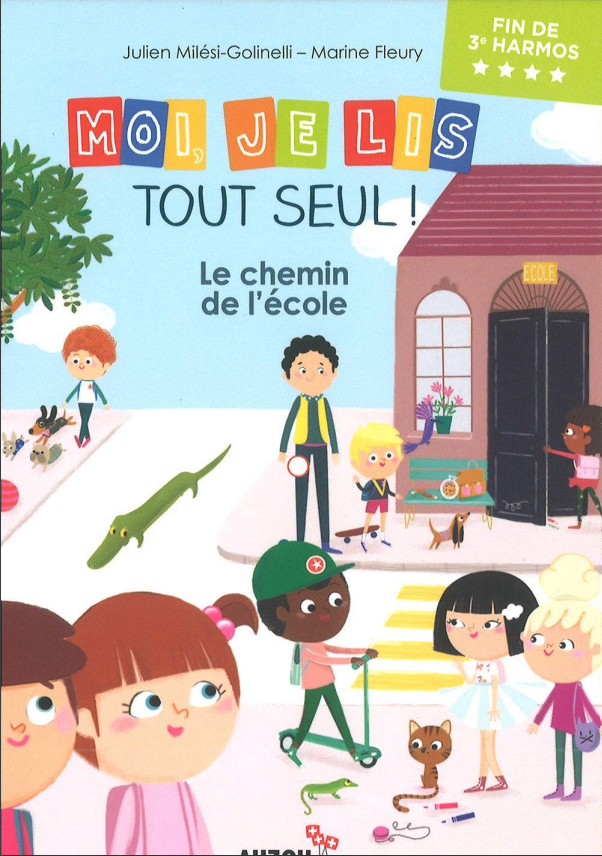 Moi je lis tout seul Pack de 3 albums "La pêche aux prénoms,dégustation à la maison Cailler et le chemin de l'école"