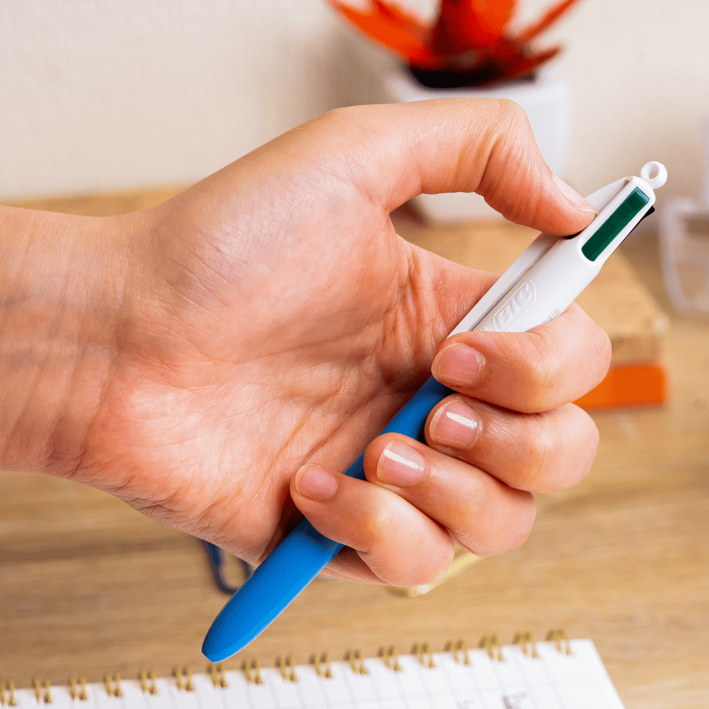 Stylos Bic 4 couleurs (12 pièces)