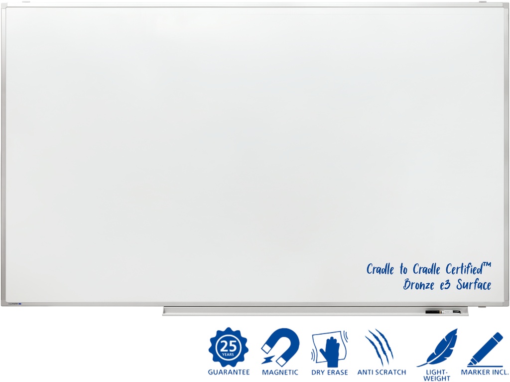 Tableau blanc magnétique  120 x 240 cm