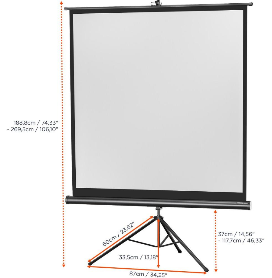 Écran portable sur pied Ultra-Lightweight 199 x 112 cm 16:9 (copie)