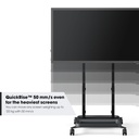 Set écran tactile Viewsonic IFP 4K UHD sur chariot motorisé