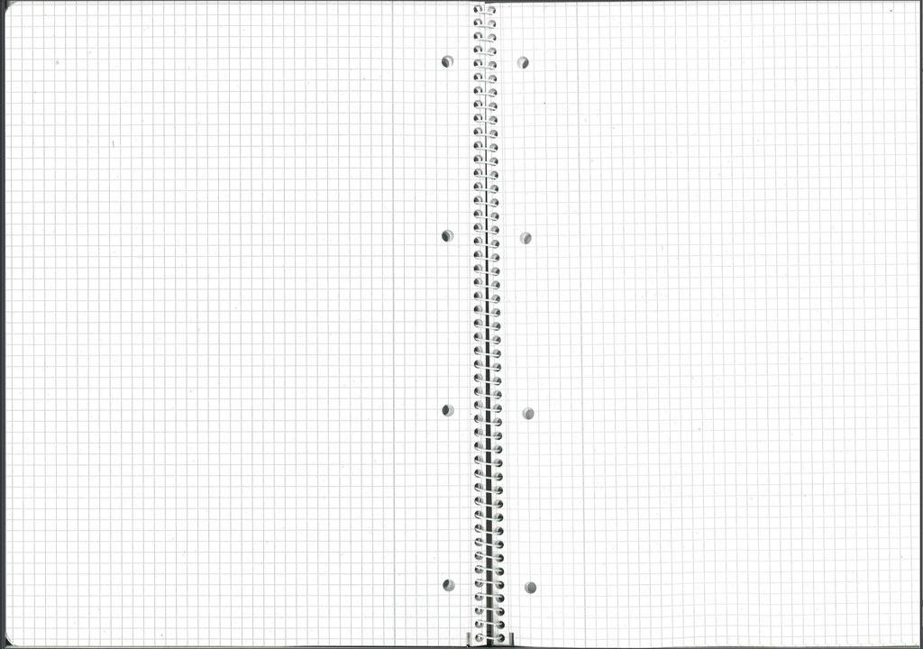 Bloc à spirale A4 90 g/m2 80 feuilles détachable quadrillé 5mm papier 100 % recyclé ange bleu