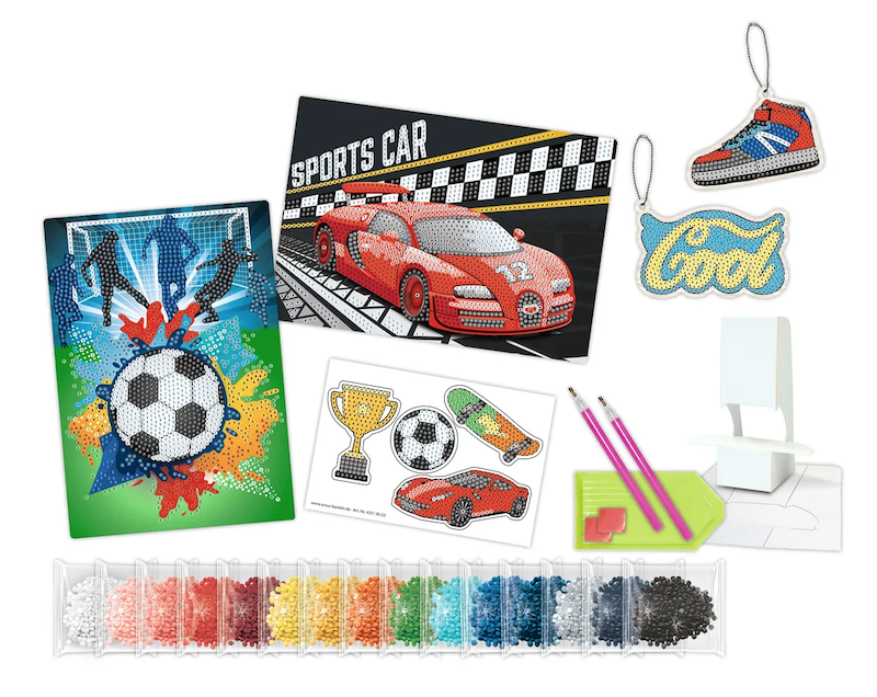 Painting Sticker "Creative-Set Sport"-pierres de diamant assorties en couleurs différentes