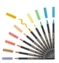 Feutres edding 1340 assortiment de 10 couleurs pastels