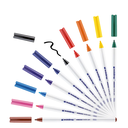 Marqueurs textile edding 4600, assortiment 10 couleurs