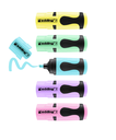Surligneurs Edding Mini 7, assortiment de 5 couleurs
