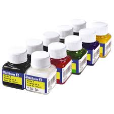 Tusche Pelikan, Sortiment 10 Farben à10ml