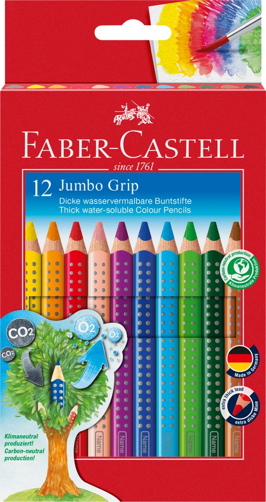 Farbstifte Faber-Castell Jumbo Grip, Sortiment