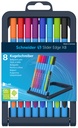 Stylo à bille Schneider Slider Edge XB assortiment 8 couleurs