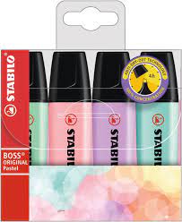 Textmarker Stabilo Boss Pastell Sortiment