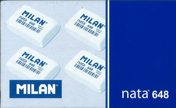 Radiergummi Milan plastik (48 Stk) CPM648M 