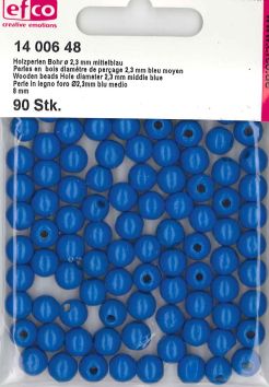 Perles en bois ø 8 mm 80 pièces