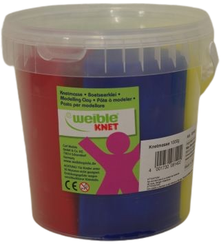 Pâte à modeler 1 kg, assortiment 4 couleurs