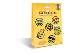 Painting Sticker «Smileys» Diamantensteine sortiert in verschiedenen Farben