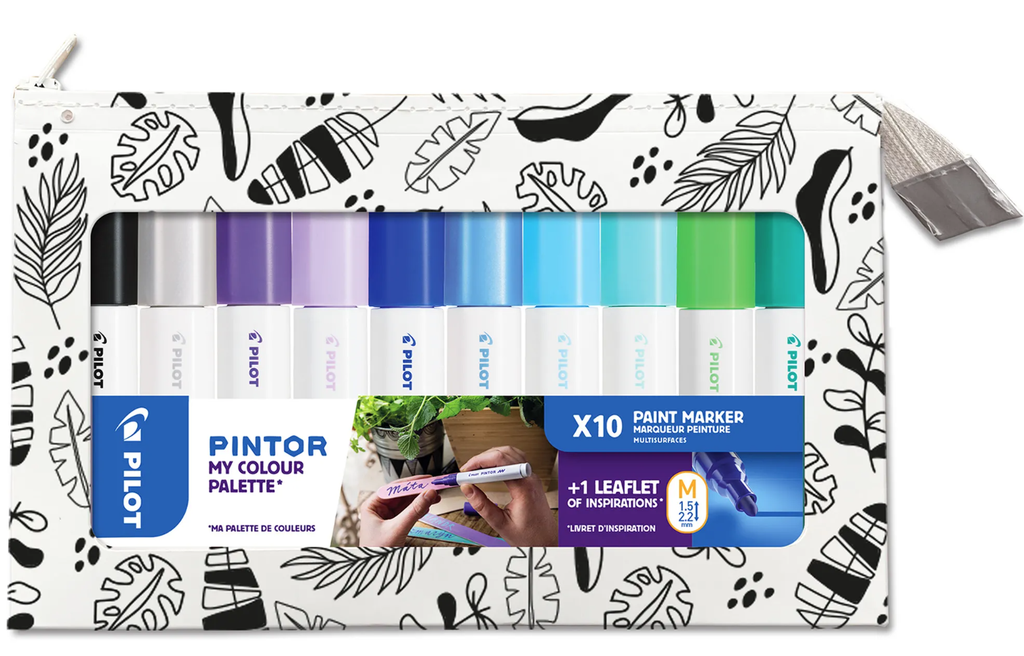 Filzstift Pilot Pintor 1.5-2.2mm 10 Sortiment 10 Farben