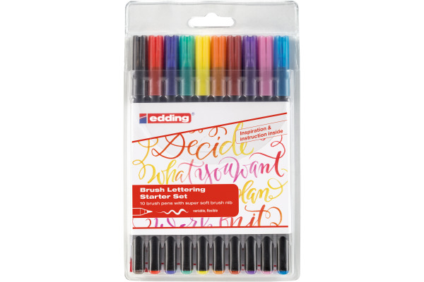 Feutres edding 1340 assortiment de 10 couleurs Classic
