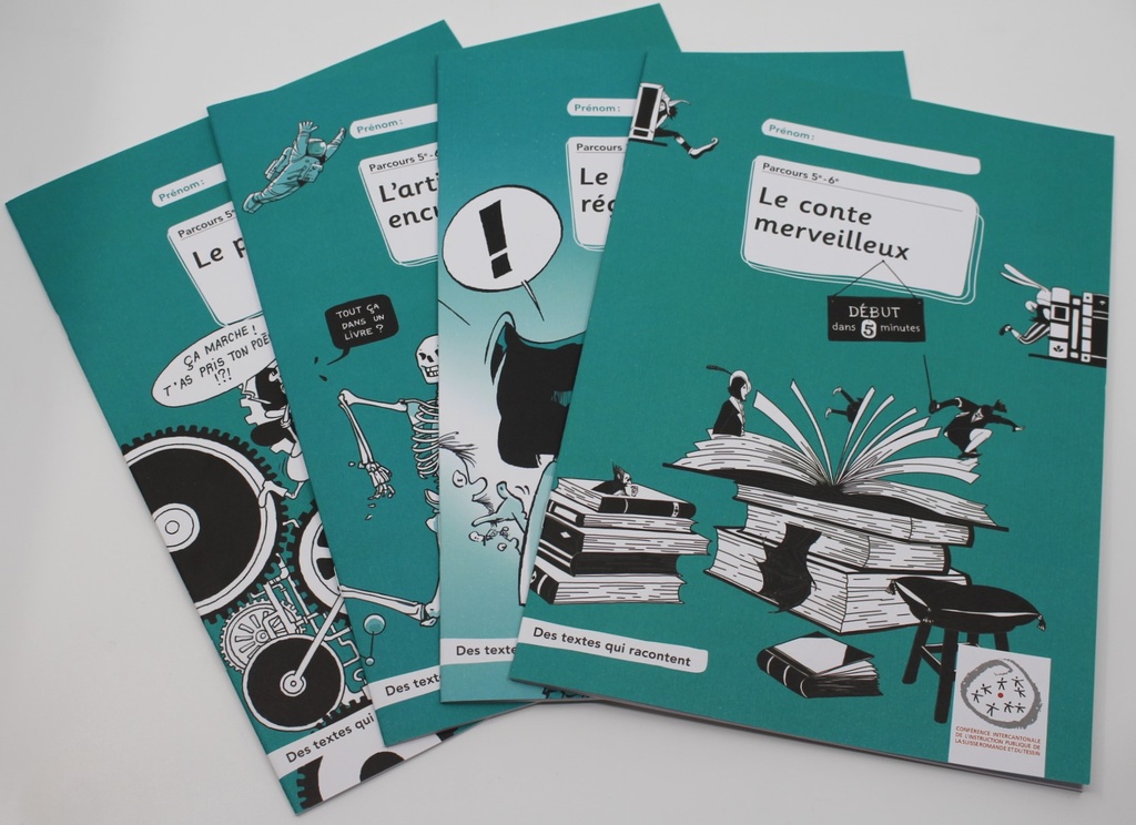 Français 5/6e, lot de 4 cahiers d'activité série verte   (CATARO 11450)