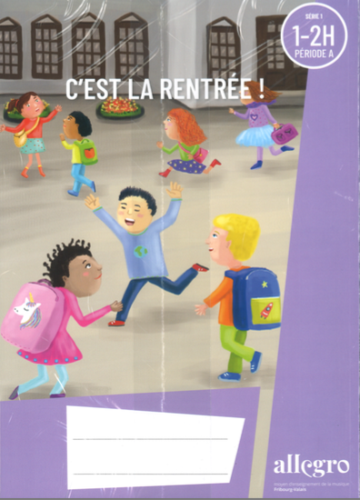 Allegro Série 1 Menu FR-VS 1-2H pack de 4 brochures  - élève