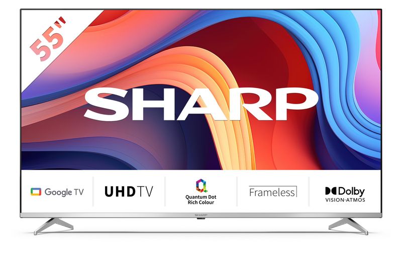 Ecran Sharp TV 55GP6260E 55", 3840 x 2160 (Ultra HD 4K), QLED