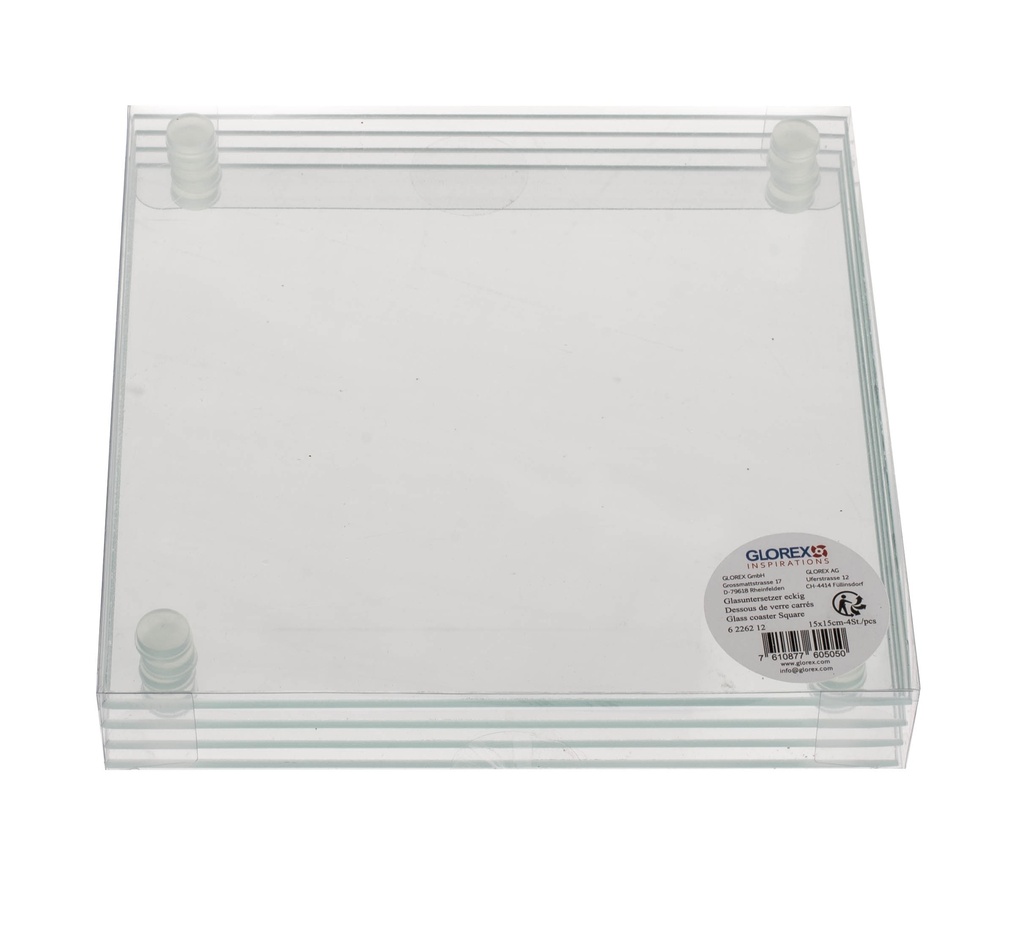 Dessous de verre lot de 4 pièces 