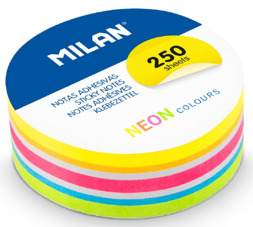 ​Feuilles adhésives rondes de 67 mm, assortiment 400 feuilles