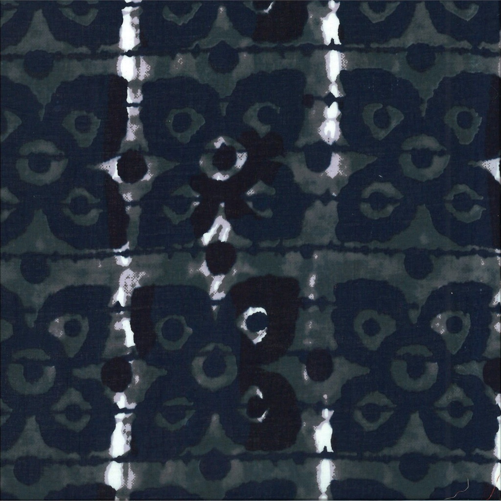 Voile de coton imprimé largeur 145 cm 