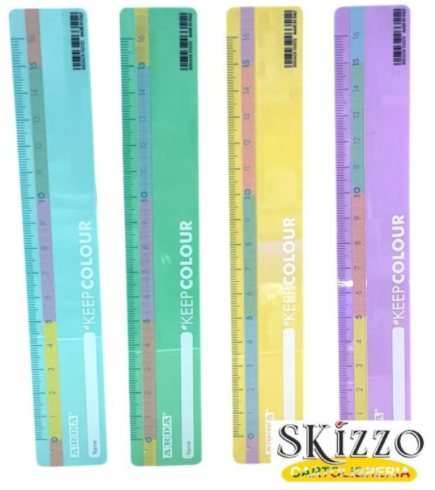 Flachlineal Arda 16 cm,