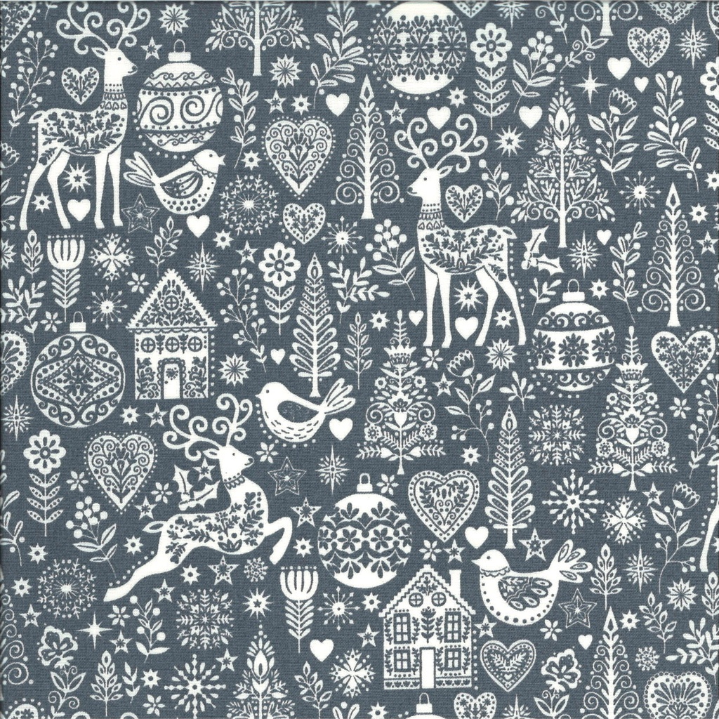 Weihnachtsstoff bedruckt Breite  115 cm 