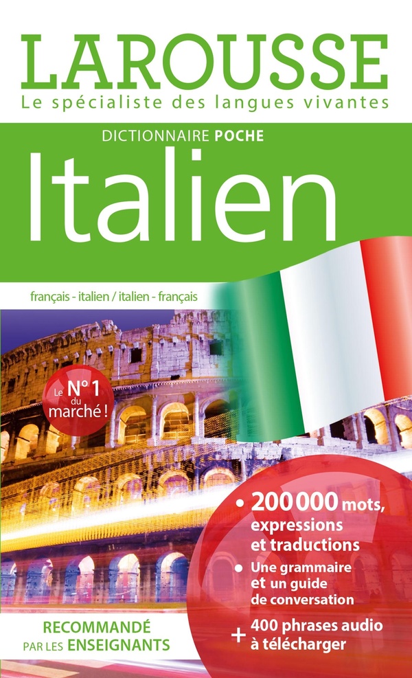 Dictionnaire de poche Larousse français-italien, italien-français