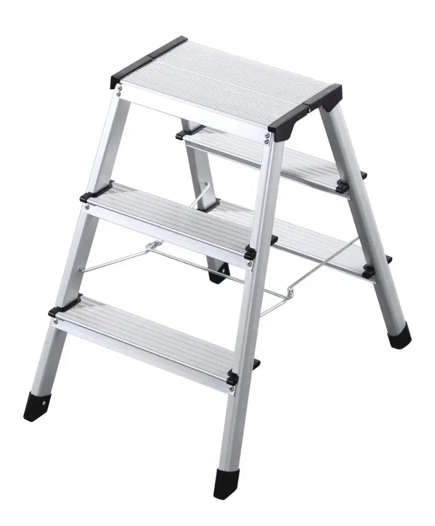  Marchepied pliant en aluminium, hauteur d’estrade 600 mm