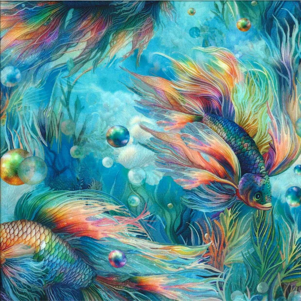 Coton imprimé largeur 115 cm  