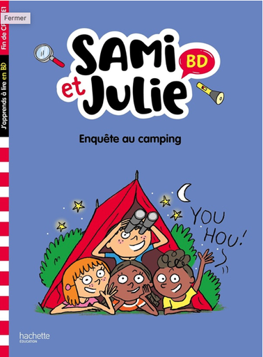 [11263] J'adore lire avec Sami et Julie «Enquête au camping»