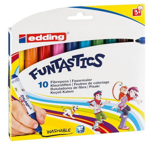 [67.355] Fasermaler Edding 14 «Funtastics» Sortiment 10 Farben