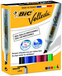 Boardmarker Bic Velleda  Sortiment 4 Farben