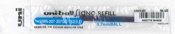Recharge pour stylo gel Uni-ball UMN207 0.7mm