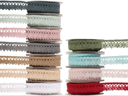 Ruban dentelle Laila 14 mm/2 m
