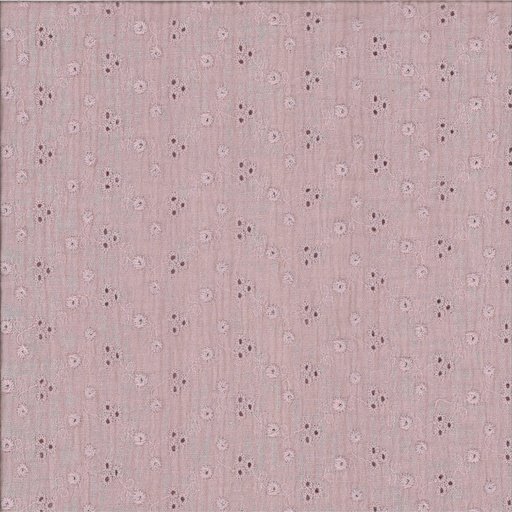 Baumwolle Gaze geprägt, gestickt  Breite 120cm