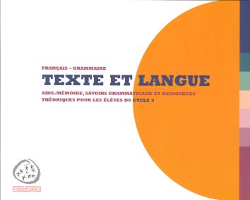 [11731] Texte et langue Français-grammaire - Memento de français 9-11 CATARO 11260