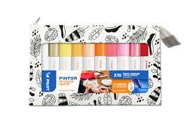 [91.250] Feutres Pilot Pintor 1.5-2.2mm assortiment de 10 couleurs