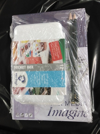 [93.100.870] Set d'aquarelle 12 couleurs avec un bloc A5 et 2 crayons Faber Castell  