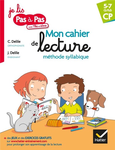 [CS978-2-40111355-8] Mon cahier de lecture méthode syllabique